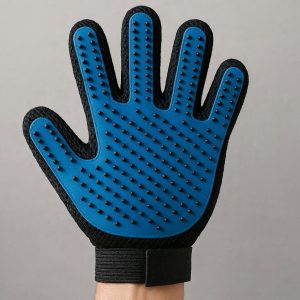 24 Five Finger Grooming Glove for Precise Brushing in Hard to Reach Areas