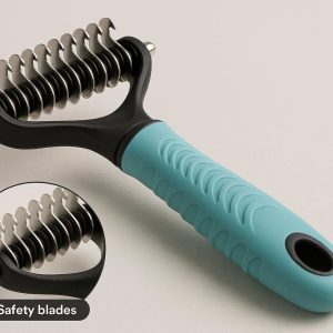 28 Dematting Comb for Matted Dog Cat Hair with Safety Blades