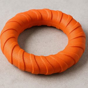 8 Durable Rubber Fetch Ring with Easy Grip Design for Water Play